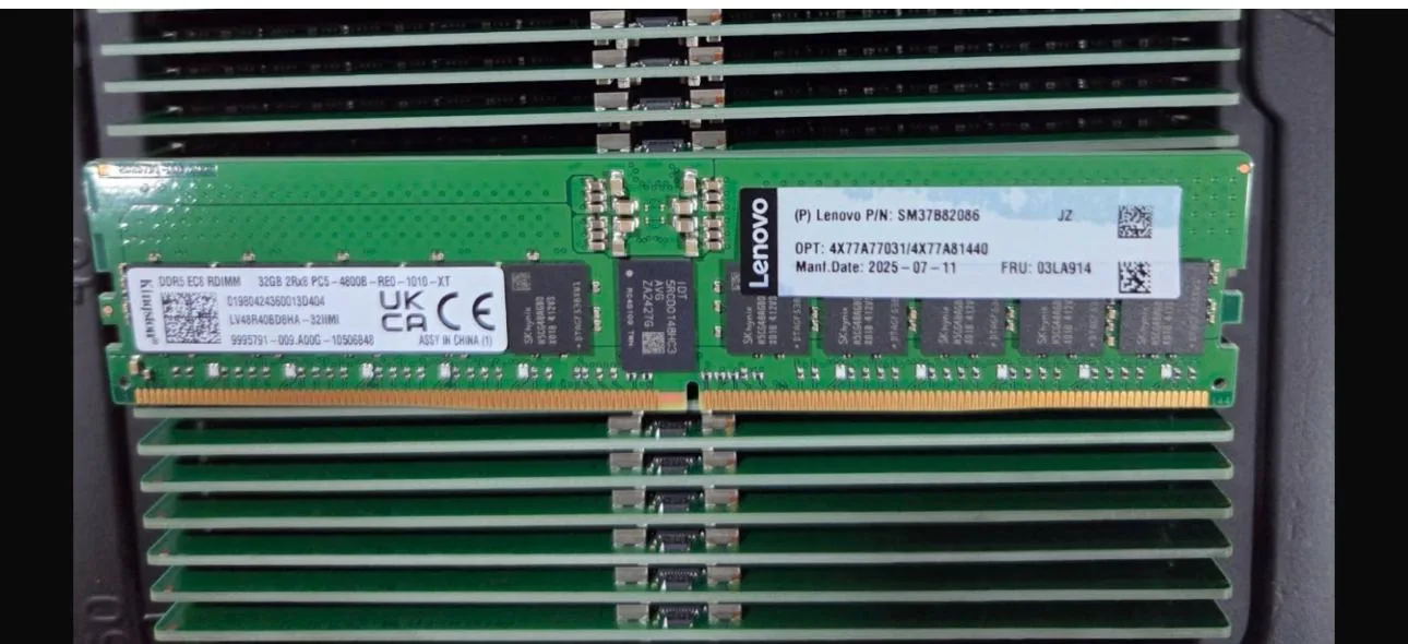 Kingston LV48R40BD8HA-32IIMI 32GB DDR5 EC8 RDIMM 2RX8 PC5-4800